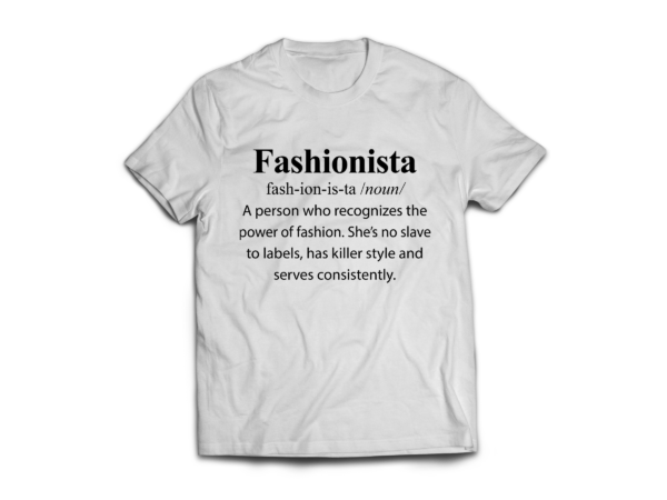 Fashionista Women's Designer Graphic T-Shirt
