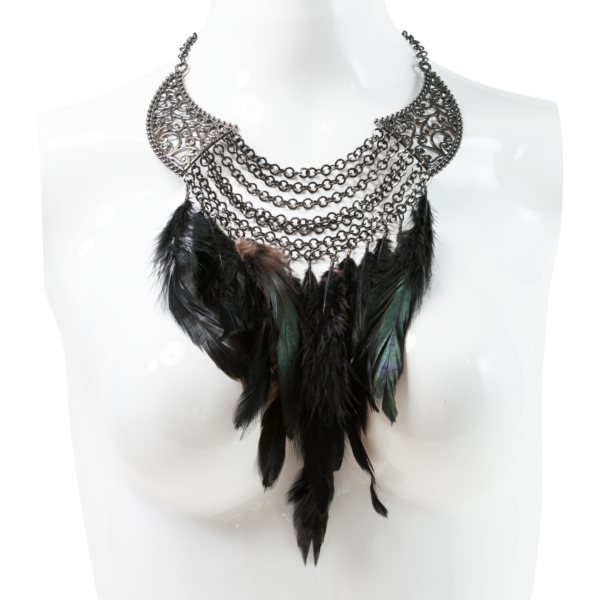 Feathered Statement Necklace